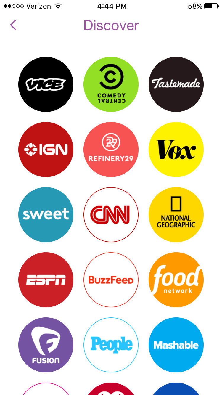 These are just some of the 18 Discovery channels. 